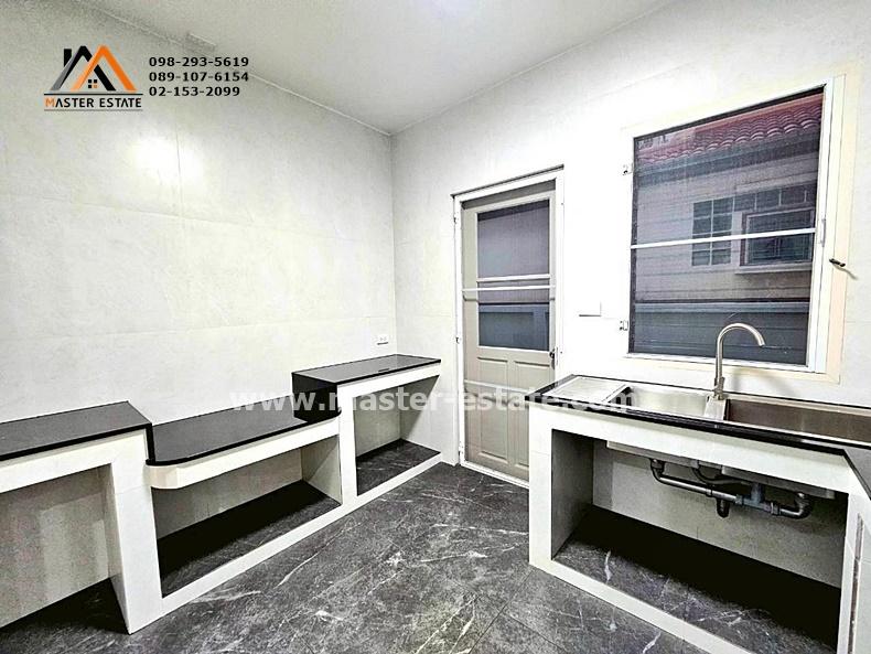 ม.มัณฑนา วัชรพล-รามอินทรา 1 บ้านเดี่ยวพร้อมเรือนรับรอง เนื้อที่ 106 ตร.ว. Renovate พร้อมอยู่ เงียบสงบ ร่มรื่น กว้างขวาง คุณภาพ Land+House ทำเลดีมาก 18