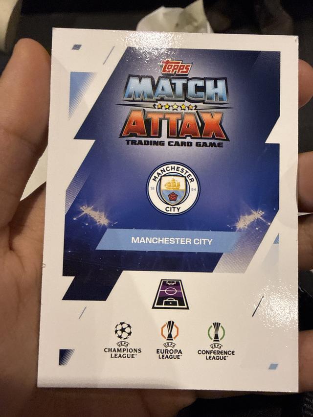 Rodri football card promotion 3