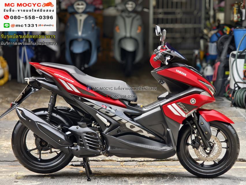 Aerox 2017 รถบ้านแท้มือเดียวเครื่องท่อเดิม กุญแจบุคเซอวิสครบ เล่มเขียวชุดโอนครบ No1216   4