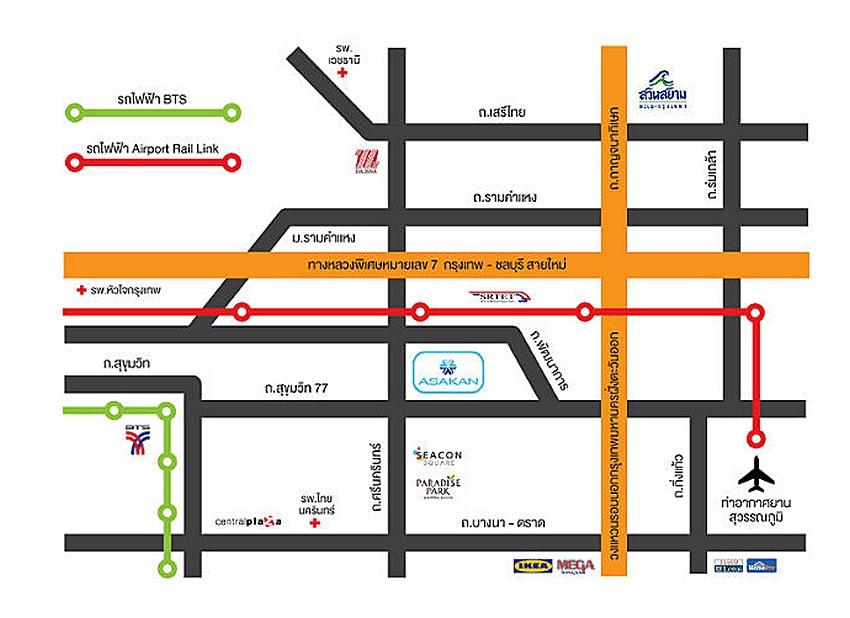 คอนโด อัสสกาญจน์ เพลส ศรีนครินทร์ ใกล้รถไฟฟ้าสีเหลือง หัวหมาก 27.61 ตรม 1 ห้องนอน ชั้น17 ตกแต่งครบ 11
