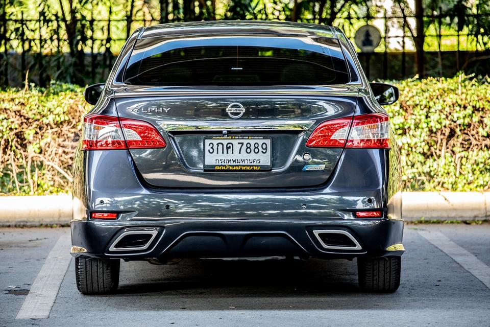 Nissan Sylphy 1.6S ปี 2013 เกียร์ออโต้ สีเทา มือเดียวป้ายแดง  6