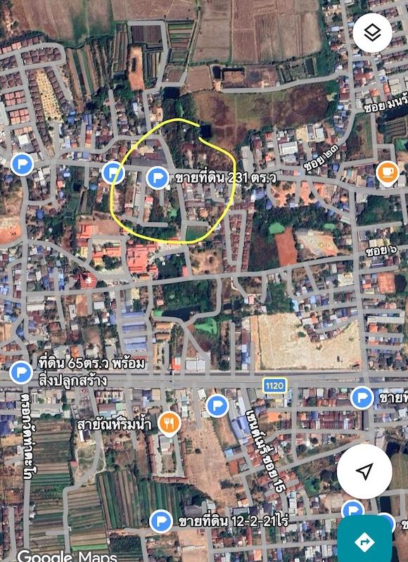 ที่ดินหนองกระทุ่ม ทำเลค้าขายใกล้ถนนสุระ 2 เนื้อที่ 231ตรว. ถมแล้ว ติดถนน 2ด้าน หน้า 16เมตร ลึก 53เมตร เหมาะทำเป็นร้านอาหาร หอพัก อพาร์ทเม้นท์ 7