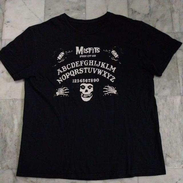 เสื้อยืดแขนสั้น แนววงฮอร์เรอร์พั๊งค์ The Misfits Spook City USA แท้ มือสอง สภาพดี ของพร้อมส่งครับ