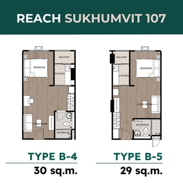 🌿 Your Affordable Urban Escape Awaits Welcome to Reach Sukhumvit 107 – just 1.4 km from BTS Bearing 8