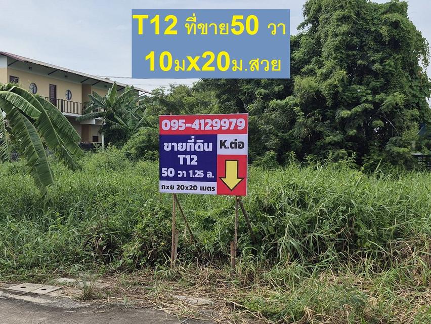 ขายที่ดิน พหลโยธิน 54/1แยก8-4-3 ซอยตาลเดี่ยว 50 วาแปลงสวย ซอย2 คอนกรีตแปลงสุด ท้าย ทิศใต้ด่วน 1.25 ล้านบาทสุดท้าย หรือคุณจะเข้าสายไหมซอย 6 ก10ม ย20ม. 4