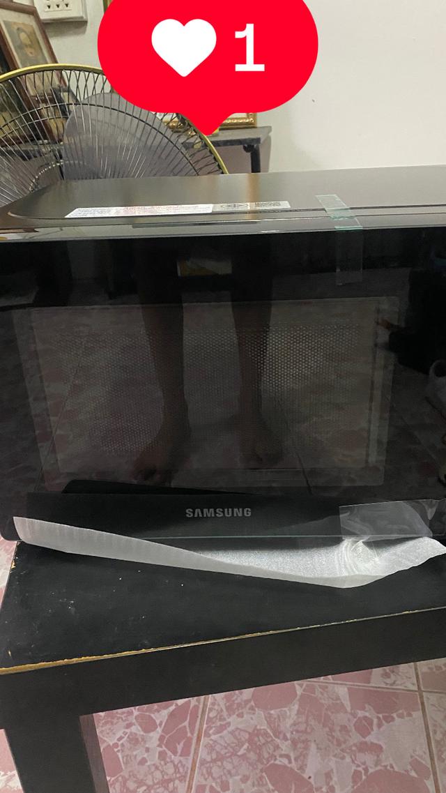 ￼SAMSUNG ไมโครเวฟ รุ่น MS20A3010AL/ST กำลังไฟ 700 วัตต์ 20 ลิตร สีดำ FullGlass Door MS20A3010AL
