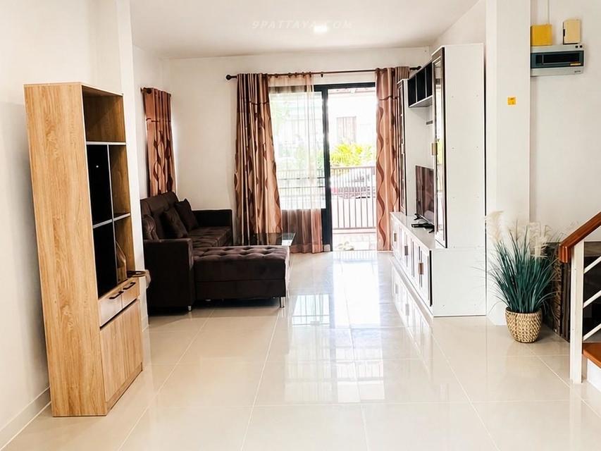 For Rent — Bann Urai Park Ville, Nong Prue Pattaya 3-bedroom house in a quiet village near Mitril Intersection, Nong Prue. Good location รูปที่ 6