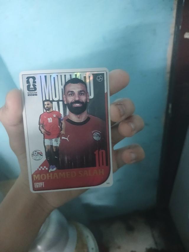 การ์ดฟุตบอล Mohamed Salah ทีมชาติอียิปต์ FIFA World Cup 2026