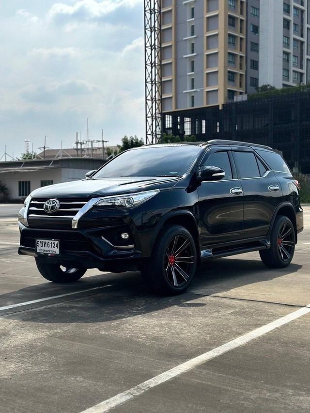 🔰 TOYOTA FORTUNER 2.8 V​ 4WD TRD SPORTIVO สีดำ ปี​ 2016 รหัส SR6134 4