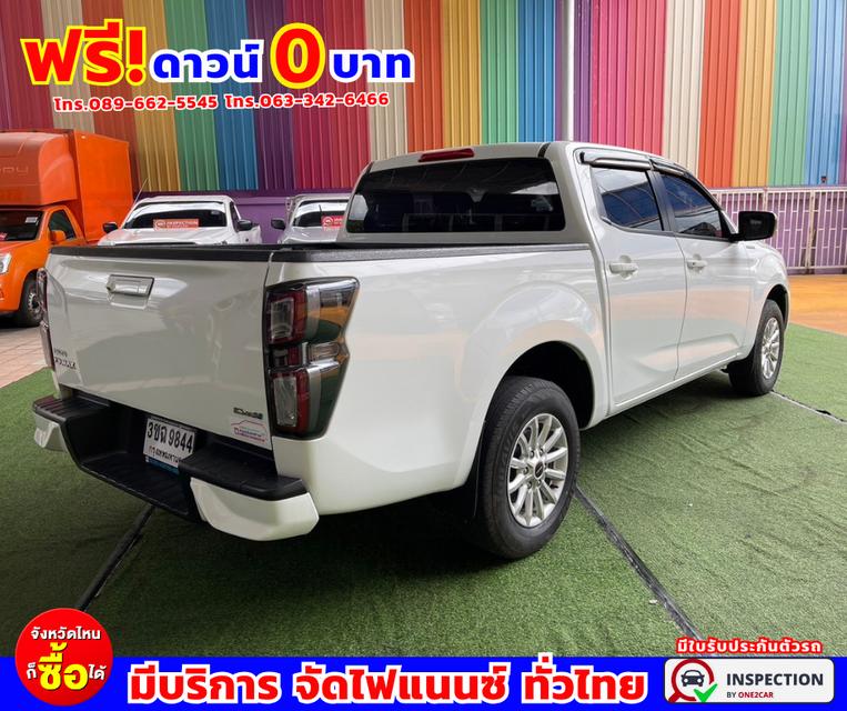 💢#ปี2022 Isuzu D-Max 1.9 CAB-4 L DA ไมล์แท้ 47,xxx กม. รับประกันศูนย์ ถึง ปี2025 เกียร์ออโต้ 6