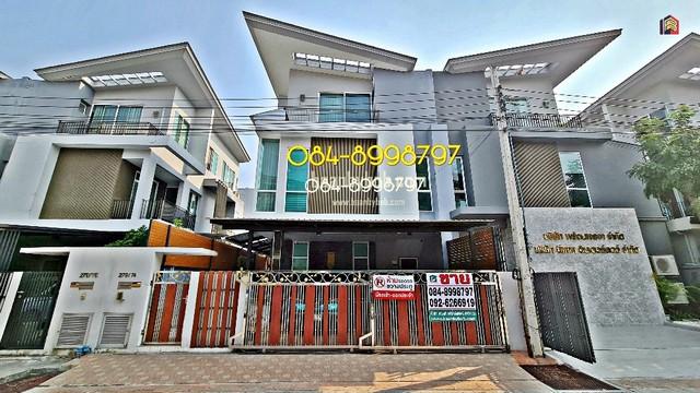 ขาย/เช่า บ้านแฝด 3 ชั้น ดอนเมือง GRAND I-DESIGN VIBHAVADI บ้านหลังมุม แต่งสวย พร้อมอยู่ ทำเลติดถนนวิภาวดี 1