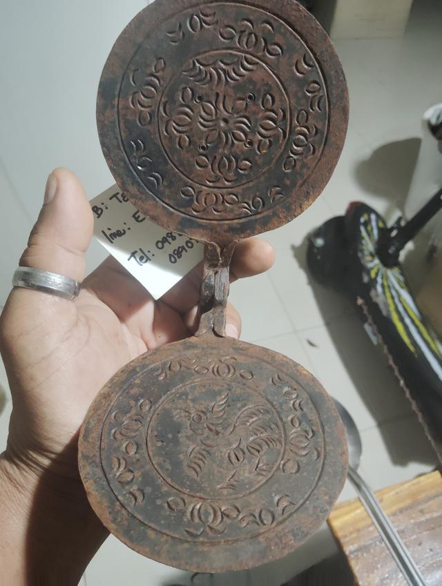 พิมพ์ขนมทำจากเหล็กงานเก่า ขาย300รวมส่ง 2