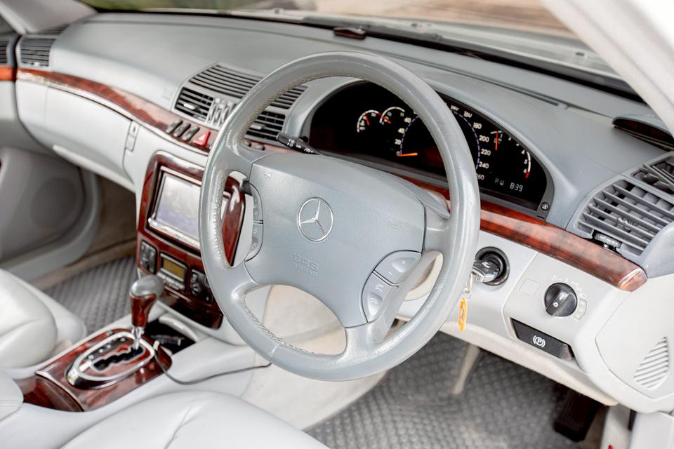 Benz S280 ปี 2001 สีเทา สวยมีทรง โช็คถุงลม 12