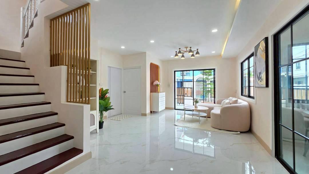 หมู่บ้านพฤกษา3  ถนนวัดลาดปลาดุก บางบัวทอง ทาวน์เฮาส์2 ชั้น  หลังมุม ติดถนนทั้ง 2 ด้าน ฝั่งหน้าบ้านและข้างบ้าน ตกแต่งใหม่ Minimal & Modern Style 9