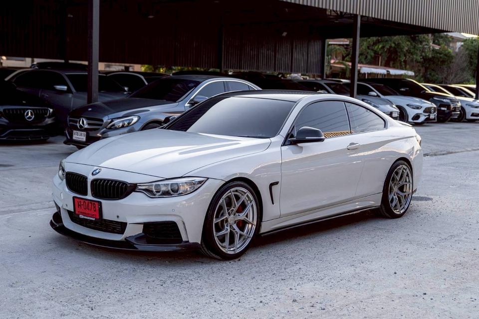 รหัสรถ 67GG8305 bmw #420i coupe Msport 2014 แต่ง m4 จอด