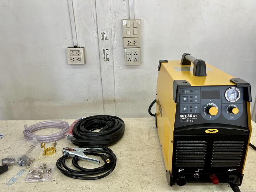เครื่องตัดพลาสม่า CUT80GT ไฟ380V Rilon ตัดเหล็ก1-25มิล