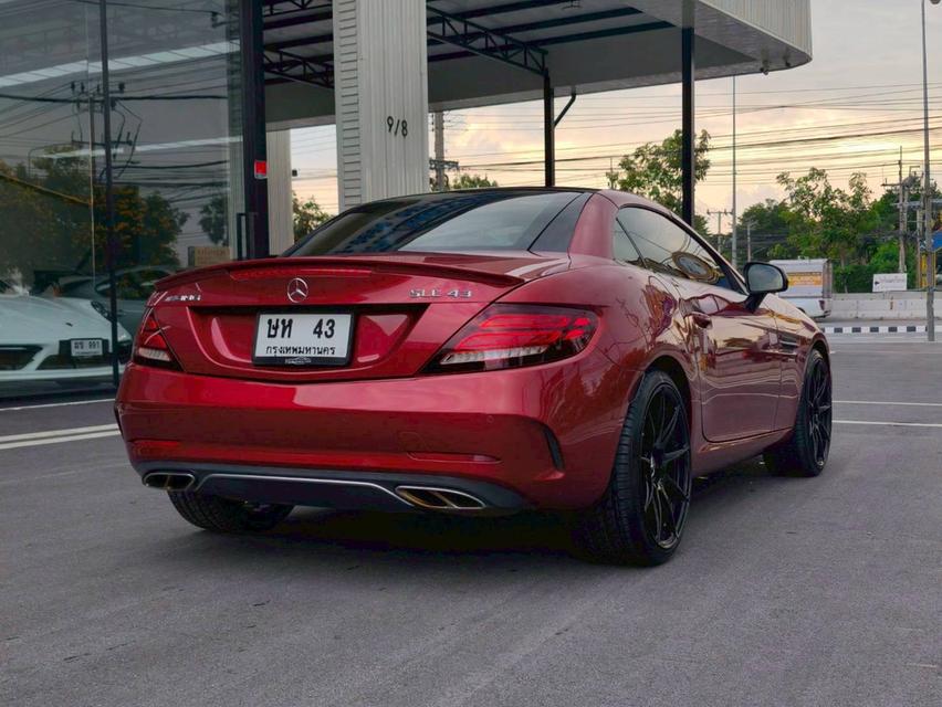 รหัสรถ KPV43 2017 Mercedes Benz AMG SLC43 3.0 BI Turbo Roadster สีแดง 12