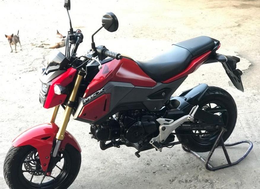 Honda MSX 125 สีแดงเทา 3