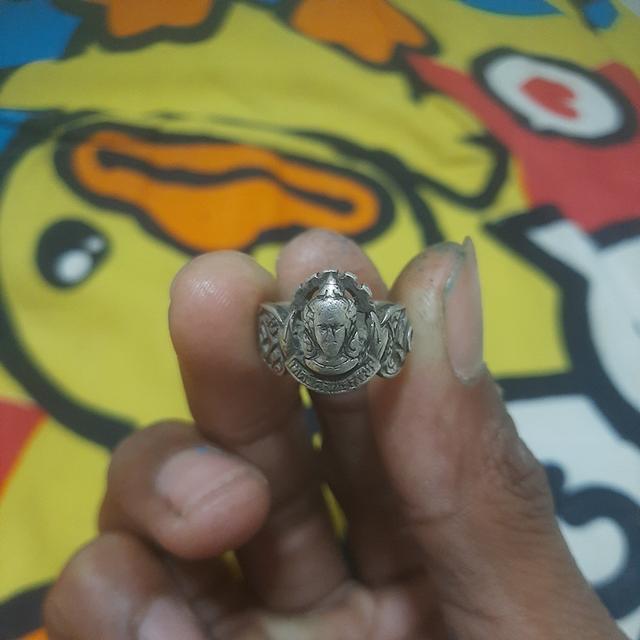 แหวนเนื้อเงินพระวิศษะณุกรรมเทคนิคสุพรรณบุรี.1997