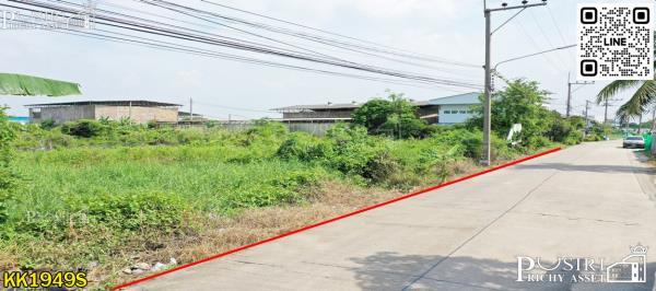 ขายที่สร้างโรงงานทุกประเภท 66 ไร่ สีม่วง สมุทรสาคร พื้นที่กว้างด้านใน เทรลเลอร์สะดวก ระบายก็สะดวก – KK1949S 3