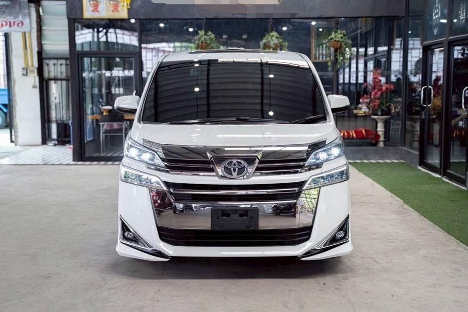 Toyota Vellfire 2.5 รถศูนย์โตโยต้า ตัวท็อป เบาะมิกกี้เม้า  ปี 2018 ไมล์ 64,xxx km กุญเเจครบ 2 ชุด