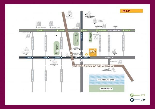 condominium ไลฟ์ พระราม 4-อโศก Life Rama 4-Asoke 1Bedroom1ห้องน้ำ 27ตรม 22500 THB ใกล้กับ รถไฟฟ้า MRT ศูนย์สิริกิติ์ บรร 2