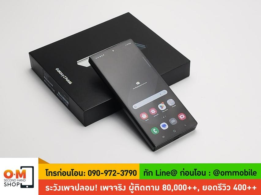 ขาย/แลก Samsung Z Fold6 12/256 Crafted Black ศูนย์ไทย ประกัน SC+ 24/07/2025 สภาพสวย ครบกล่อง เพียง 39,990 บาท 4