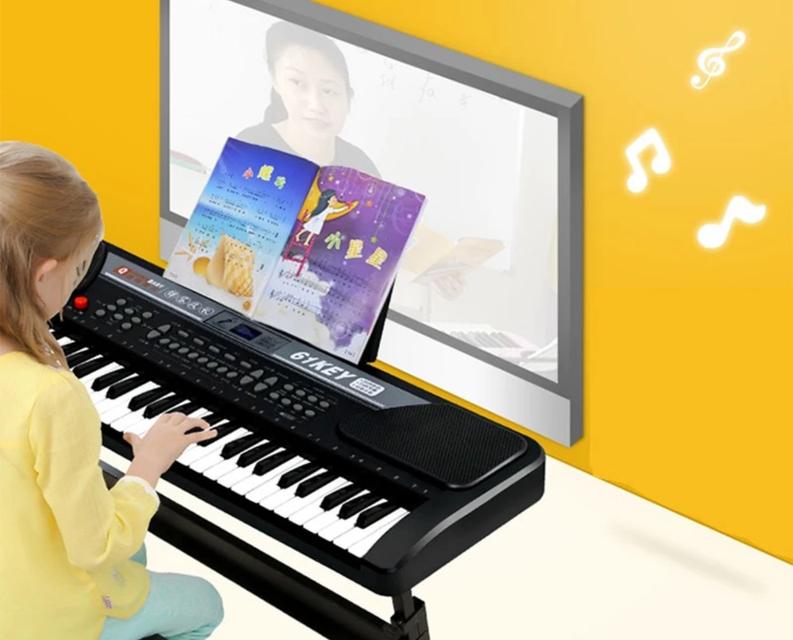 คีย์บอร์ด piano keyboard สำหรับเด็กฝึกฟัด 2