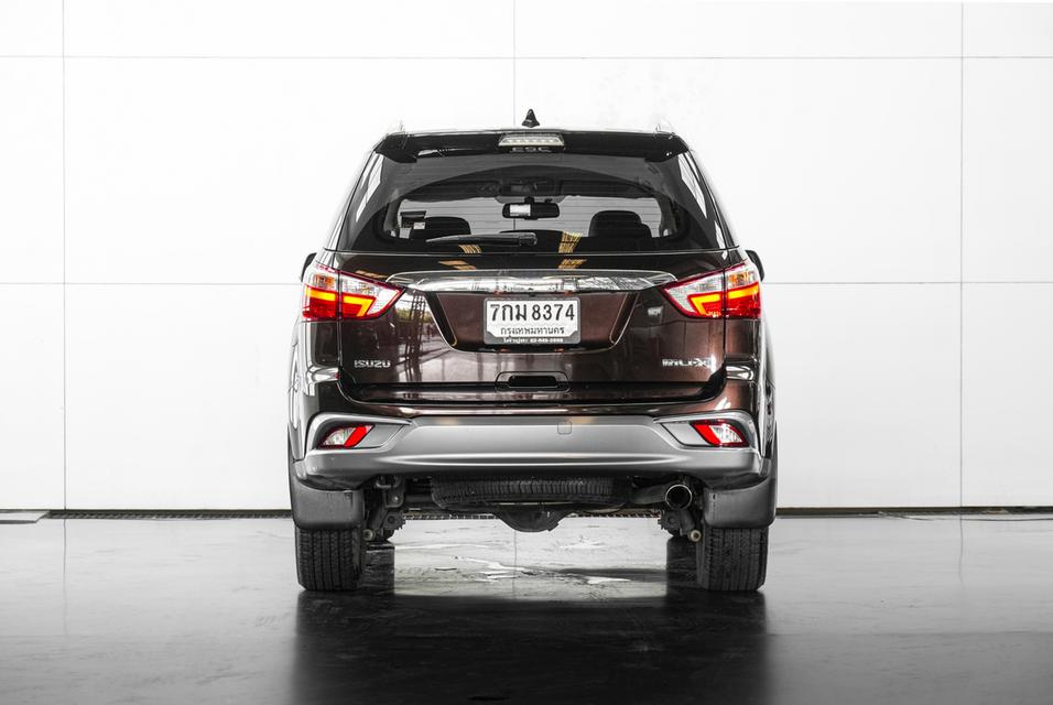 2018 ISUZU MU-X 1.9 DVD Navi DA SUV สีน้ำตาล เลขไมล์ 65248 กม.