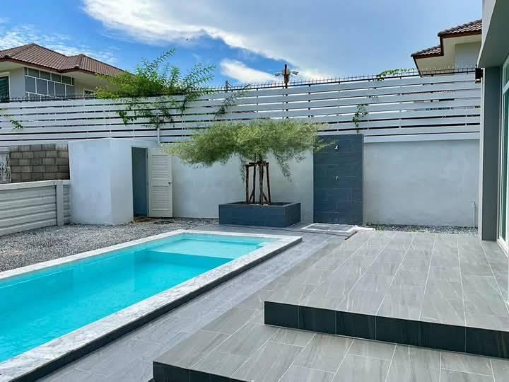 -ขายบ้านเดี่ยว 2 ชั้น พร้อมสระว่ายน้ำ🏊🏻‍♂️ หน้าบ้านทิศเหนือ พระราม2  4 ห้องนอน 5 ห้องน้ำ  ขนาดพื้นที่ : 230.7 ตารางวา 10