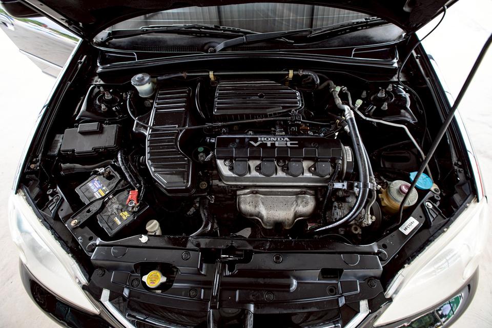 Honda Civic Dm 1.7 Vtec สีดำ เดิมสวย หายาก ปี 2003  8