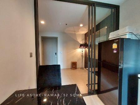 รูป ให้เช่า คอนโด มาแล้ว พร้อมปล่อย 1 ห้องนอน Life Asoke - Rama 9 : ไลฟ์ อโศก พระราม 9 32 ตรม. ใกล้ทางเข้าออกถนนรัชดา MRT พร 5