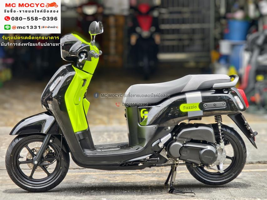 Fazzio 125 2022 วิ่ง3000โล รุ่นTop กุญแจรีโมท บุคเซอวิสครบ มีระบบYconnect NO1121
