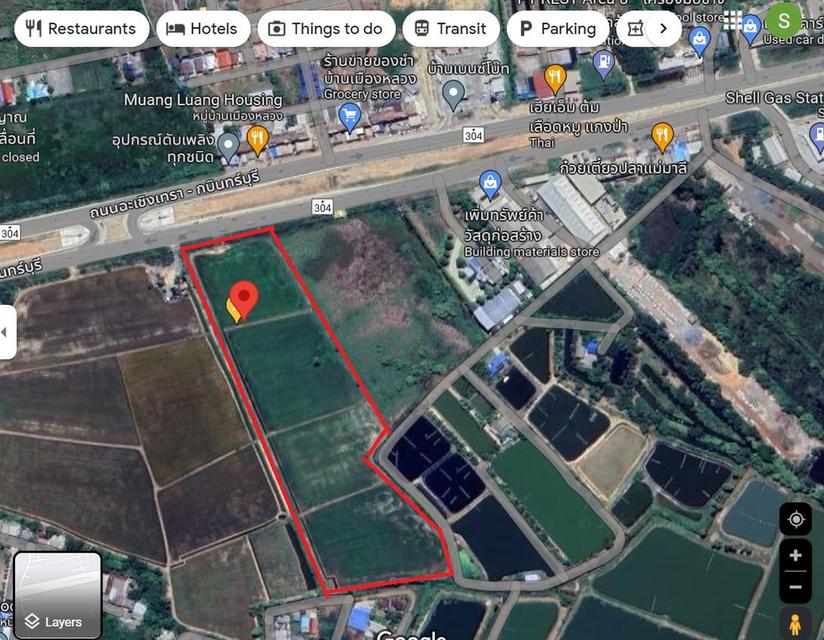 ทำเลทอง ขาเข้าฉะเชิงเทรา ใกล้แยกบางคล้า ติดถนนสายหลัก 304 การคมนาคมสะดวก เหมาะสำหรับพัฒนาโครงการขนาดใหญ่ 1