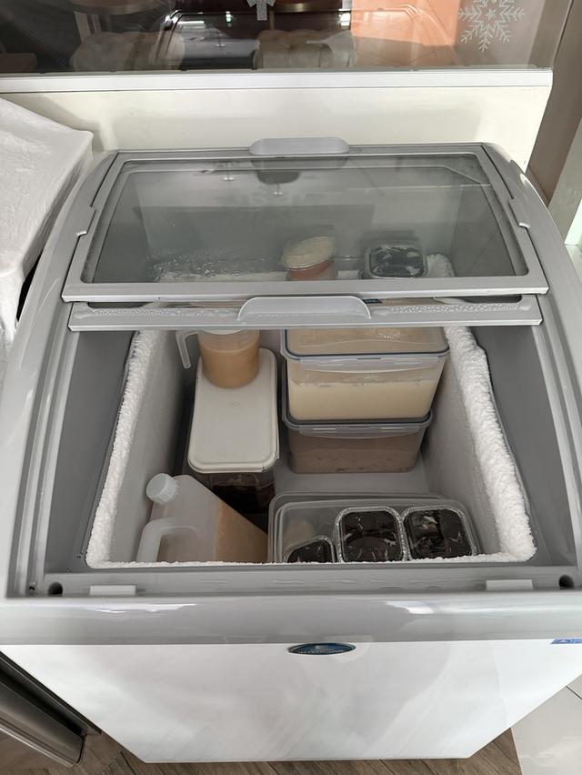 ตู้ไอศครีมSANDEN 2ประตู ฝาบนบานสไ้ลด์โค้ง รูปที่ 3