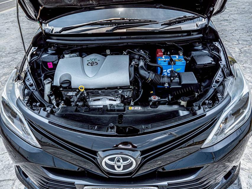 Toyota Vios 1.5. Mid สีดำ 4 ประตู ปี 2019 เดิมคลีนๆสวย 10
