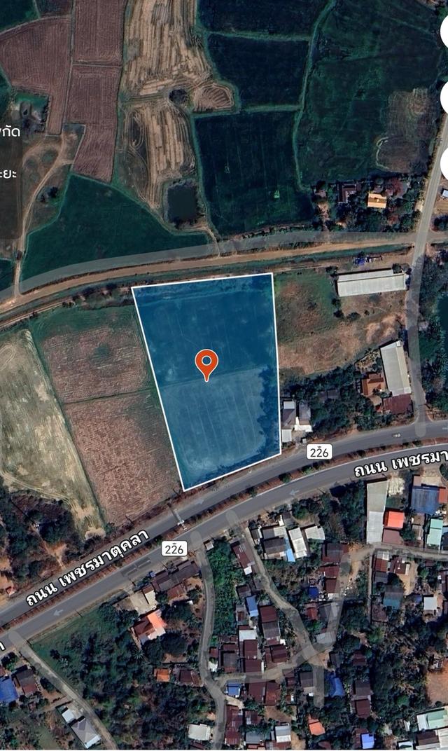 ขายที่ดินตำบลพระพุทธอำเภอเฉลิมพระเกียรติจังหวัดนครราชสีมา ติดถนนเพชรมาตุคลา226  ขนาดที่ดิน: 5 ไร่ 94ตารางวาโฉนด 1