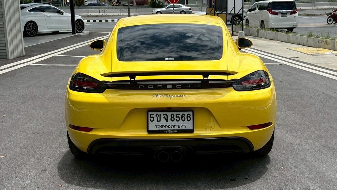 2017 PORSCHE 718 CAYMAN 2.0 Turbo สีเหลือง เลขไมล์เพียง 37,XXX KM รูปที่ 6