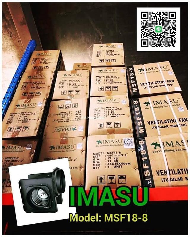 Mini Sirocco IMASU พัดลมทรงกระรอก