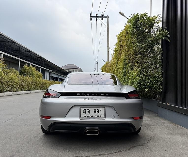 รหัสรถ AP991 Porsche Cayman 718  ปี2019 สี gt silver metallic รูปที่ 7