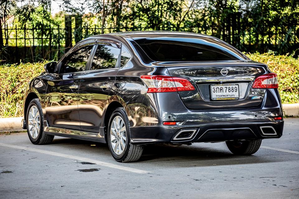 Nissan Sylphy 1.6S ปี 2013 เกียร์ออโต้ สีเทา มือเดียวป้ายแดง  7