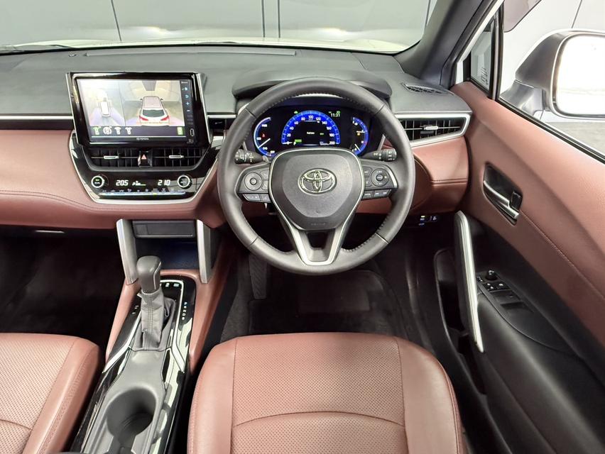 2021 TOYOTA COROLLA CROSS, 1.8 HYBRID PREMIUM SAFETY โฉม ปี20-ปัจจุบัน ตัวท๊อป มือเดียวป้ายแดง ปี20 จด 21👉ไมล์แท้ 164,323 km. เข้าศูนย์ทุกระยะ รูปที่ 9