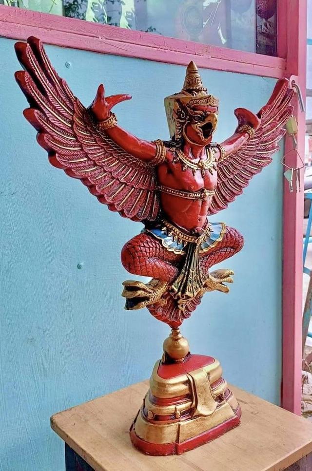 พญาครุฑ ครุฑตั้งโต๊ะบูชา องค์ใหญ่ ขนาด50ซม 3