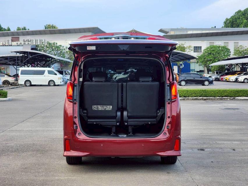 รหัสรถ 67GG552 🚙🚐TOYOTA ALPHARD SC 2019 แท้ วิ่ง 140,000 km. สีแดง ภายในดำ ตัวTOP MULTIMEDIA