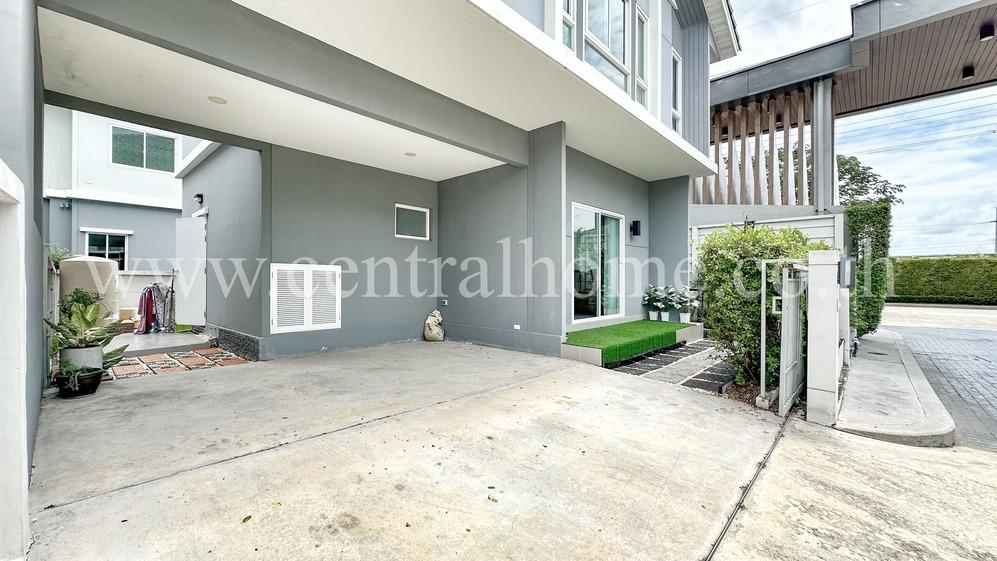 บ้านแฝด เพอร์เฟค พาร์ค ราชพฤกษ์ - 346 ปทุมธานี หลังริม ขายพร้อมผู้เช่า
