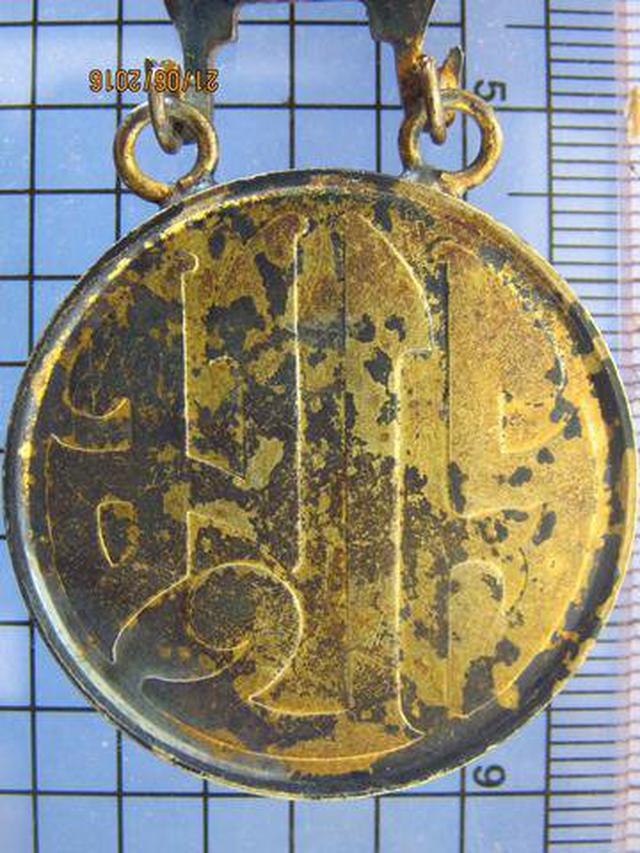 รูป 3588 เหรียญเงินกระไหลทอง หน้าช้างหลัง มปร สร้างโดยกองกษาปณ์  4