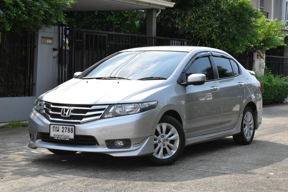 Honda City 1.5V CNG โรงงาน  ราคาเพียง 189,000  ปี 2013 สีเทา ออโต้ เบนซิน+แก๊ส ไมล์ 11x,xxx km 1