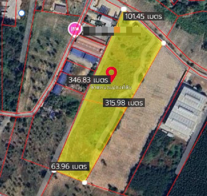 ขายที่ดินบึง ศรีราชา 16 ไร่ ติดถนนเส้นหนองแขวะซ.1 ใกล้ถนน3009ทางลงท่าเรือแหลมฉบัง-200เมตร จ.ชลบุรี 1