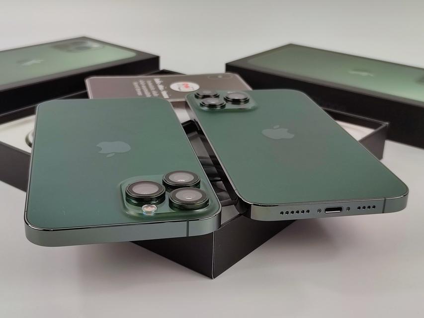 ขาย/แลก iPhone13 Pro Max 256GB Alpine Green ศูนย์ไทย ประกันศูนย์ยาว สวยมาก แท้ ครบยกกล่อง เพียง 41,900 บาท 3