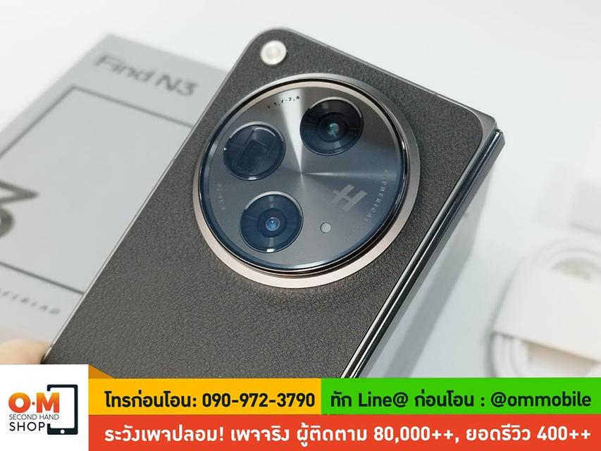 ขาย/แลก OPPO Find N3 16/512GB สีดำ คลาสสิก ศูนย์ไทย ประกันศูนย์ 04/11/2024 สภาพสวยมาก แท้ ครบกล่อง เพียง 46,900 บาท 6